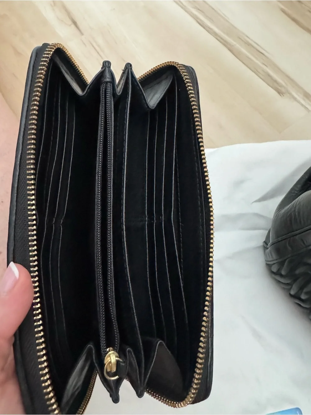 Coach Madison Gathered Leather Sophia Satchel with Matching Wallet